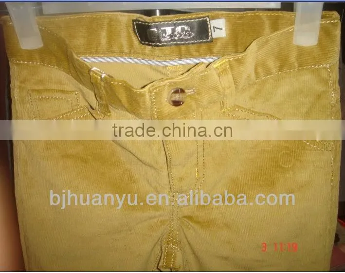 kids children boys all year wear long colour corduroy pants trousers