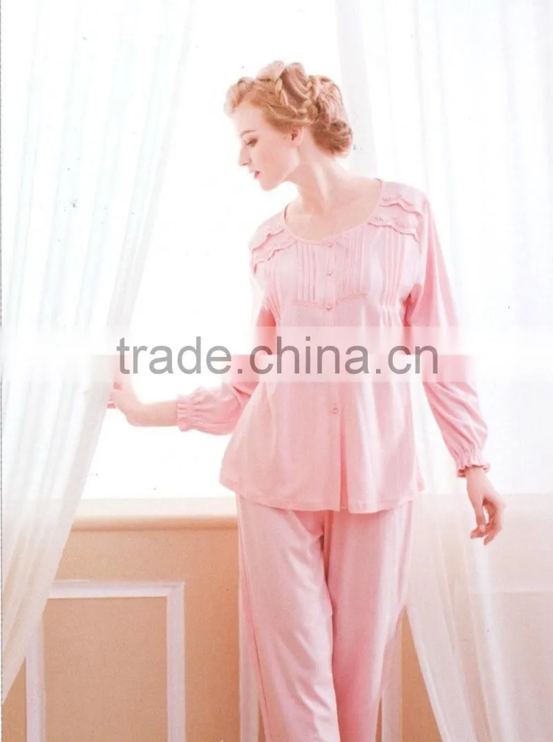 ladies thermal pajamas/ fancy nightwear for woman/design your own pajamas
