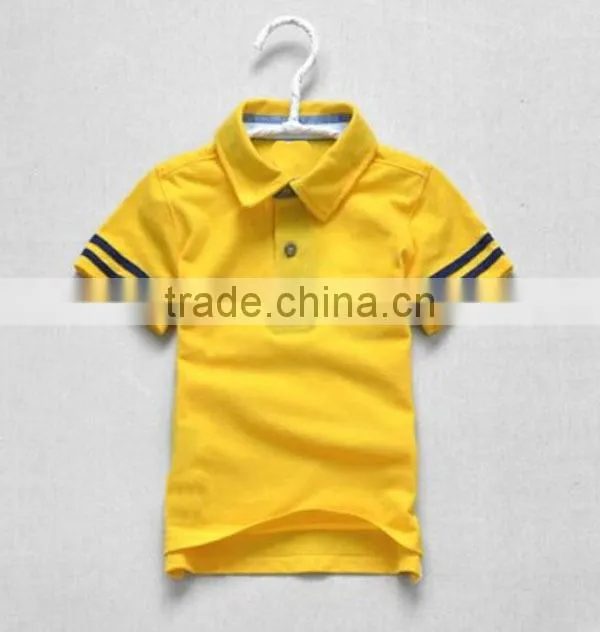 Cheap price kids white polo t-shirt wholesale
