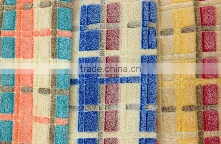 super soft printed jacquard coral fleece blanket