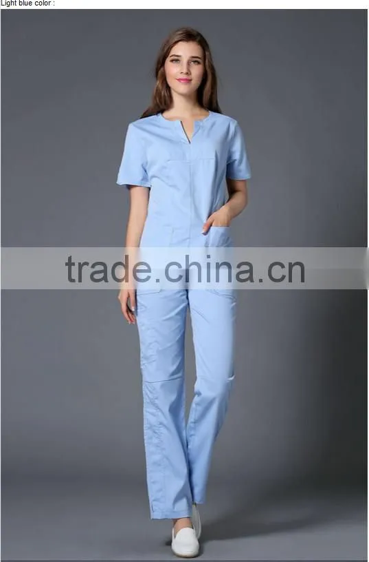2016 Chinese factory competitive price wholesale hospital clothing Nurse uniform