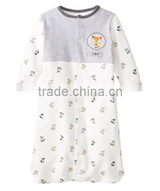 China alibaba applique wearable cotton baby sleeping sacks