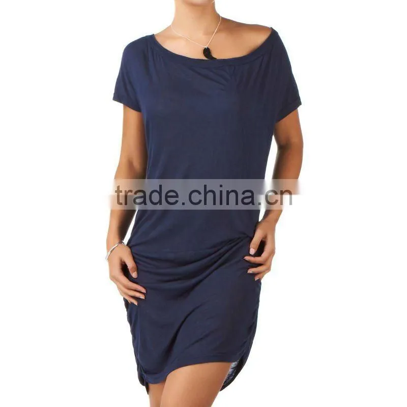 Short sleeve casual jersey dress FM0102