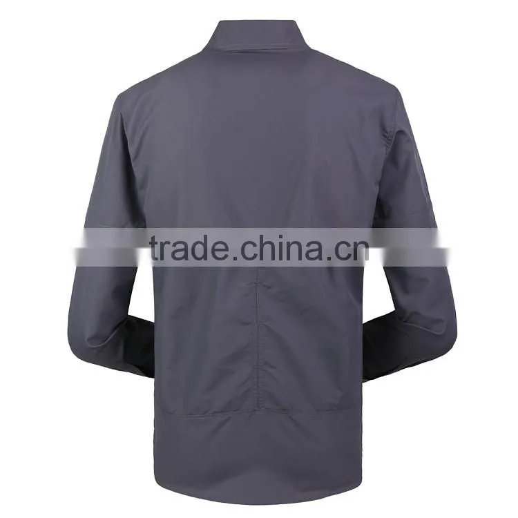 Juqian GZ uniform manufacturer Quick drying breathable gray wear rough Industrial engineering work clothes uniform suits