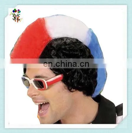 Patriotic National Flag Colors Sports Fan Party Synthetic Wigs HPC-0021