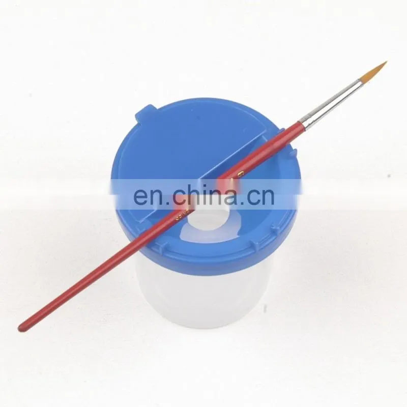Dia. 8cm, height 9cm Blue Round plastic No-Spill Paint Cups