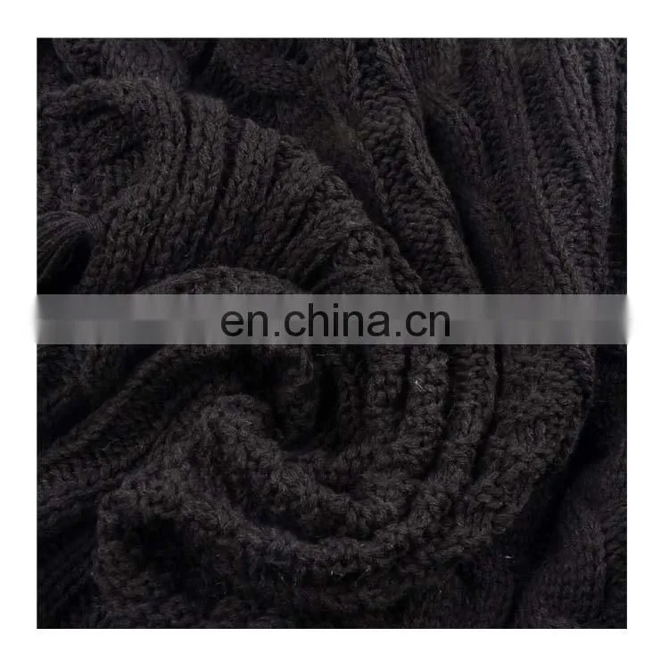 TOROS girl new design black long fringe sexy knitted winter sweater dress