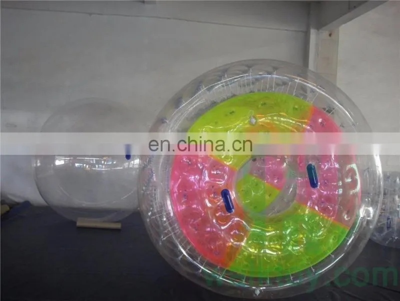 PVC inflatable water toys human hamster inflatable water wheel