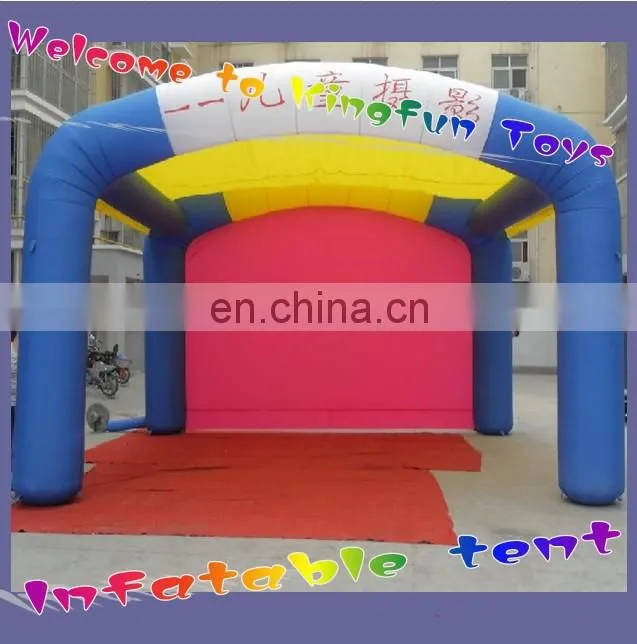 Pink Inflatable cartoon tents for square promotion