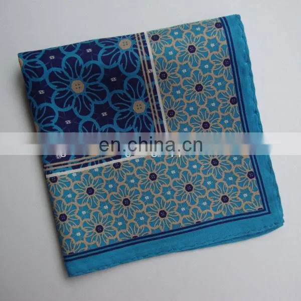 Red Polyester Pocket Square Custom Design