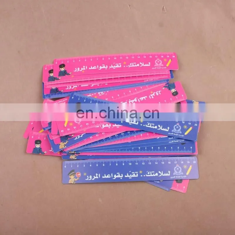 Factory manufacture high quality promotional gift pvc plastic ruler