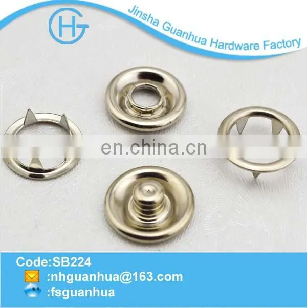 With Grommets custom snap buttons with garment