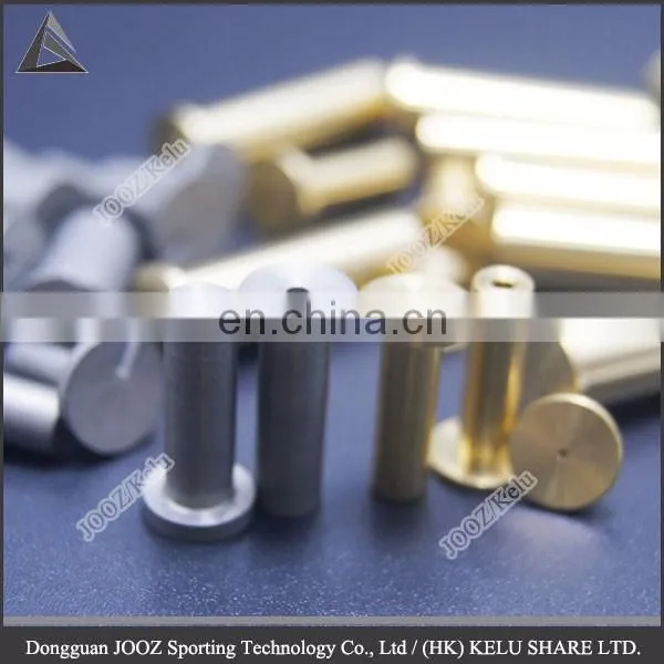 OEM MIM Metal injection Molding tungsten tip Plug Weights with through hole