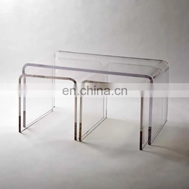 Hot sale high quality clear plexiglass coffee table