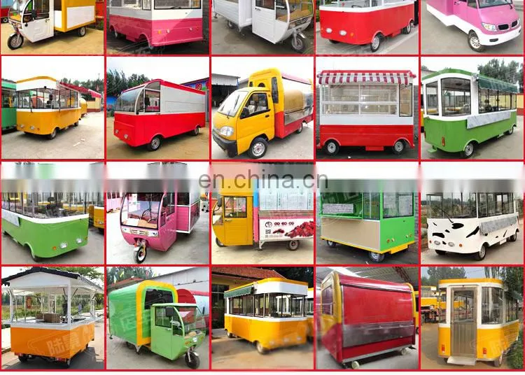Hot sale motor tricycle food trailer china mobile food cart