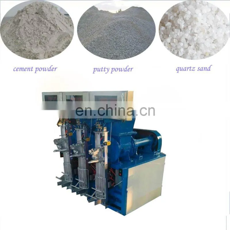 Hot selling cement bag packing machinery/Double mouth spiral cement bag packer