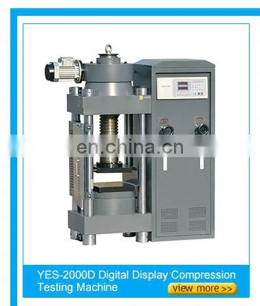Hot sales 2000KN digital display concrete compression testing machine