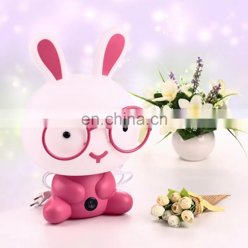 Horsten rabbit glasses cute cartoon desk lamp children room lights home decoration lamp
