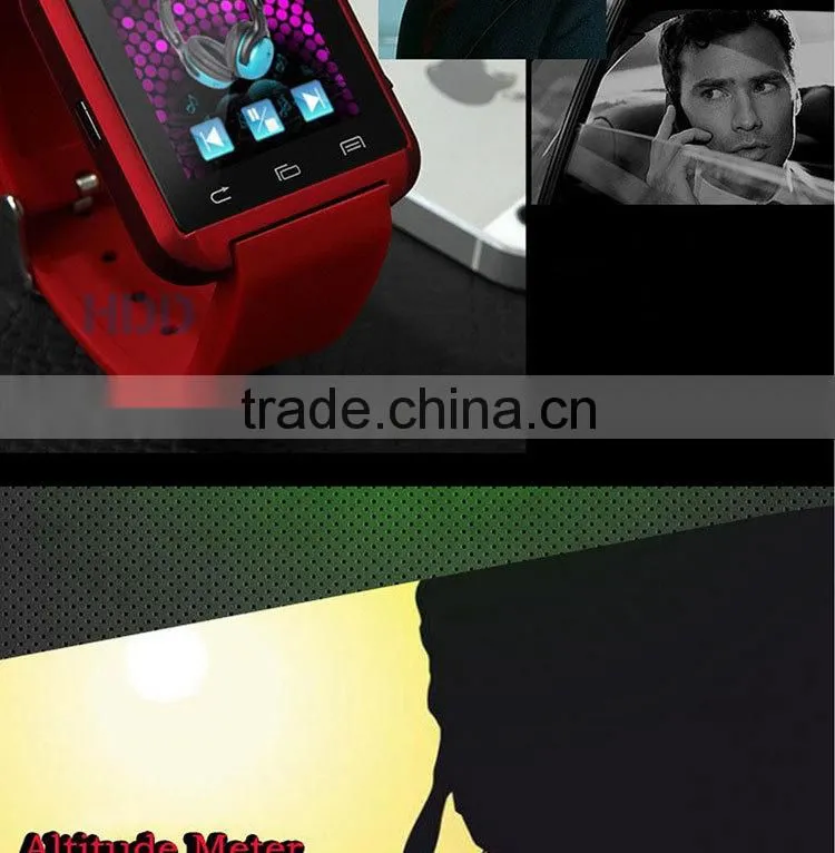 2014 portable wrist u8 m26 bluetooth smart watch bluetooth watch wholesale wrist watch
