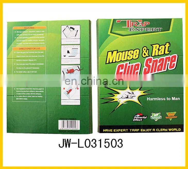 Nigeria Market Best-Selling Paper Mouse/rat catch plastic glue humane mouse trap