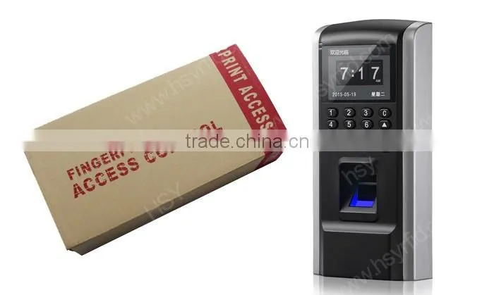 HSY-F801 Hours of absence input and output devices reading card fingerprint access control and time attendance