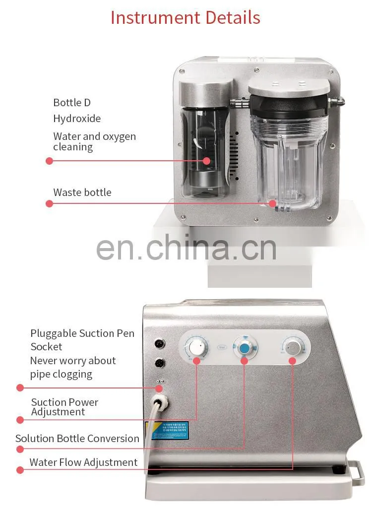 Hydrogen Oxygen Micro-engraving Instrument 9 IN 1 H2O2 Oxygen Jet Peel Machine EMS Deep Cleansing Hydrating Small Bubbles Device
