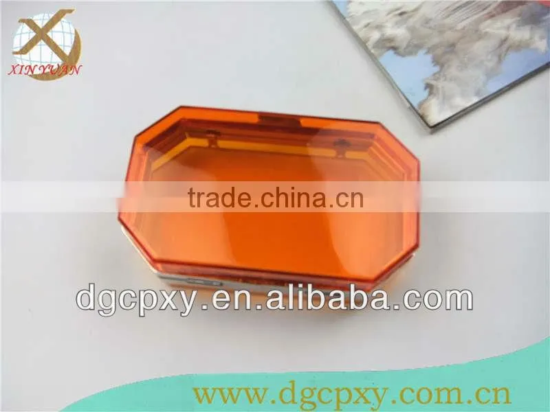 Acrylic clutch box bag octagon shape
