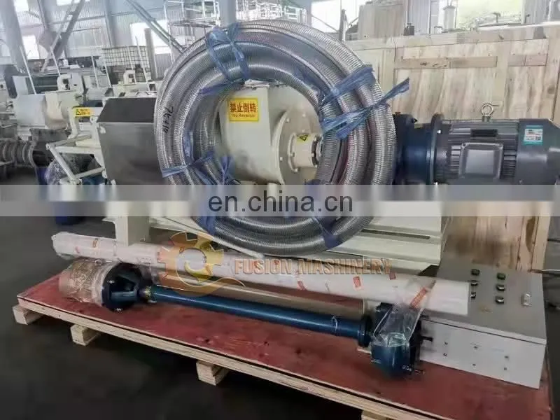 Good price cow dung dewatering machine animal manure solid liquid separator animal manure dehydrator