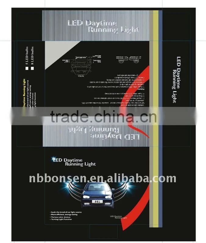 auto LED DRL Daytime Running light, Emark certificate
