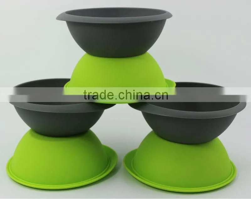 Flexible And High Heat Resistance Cupcake Mixing Bowl