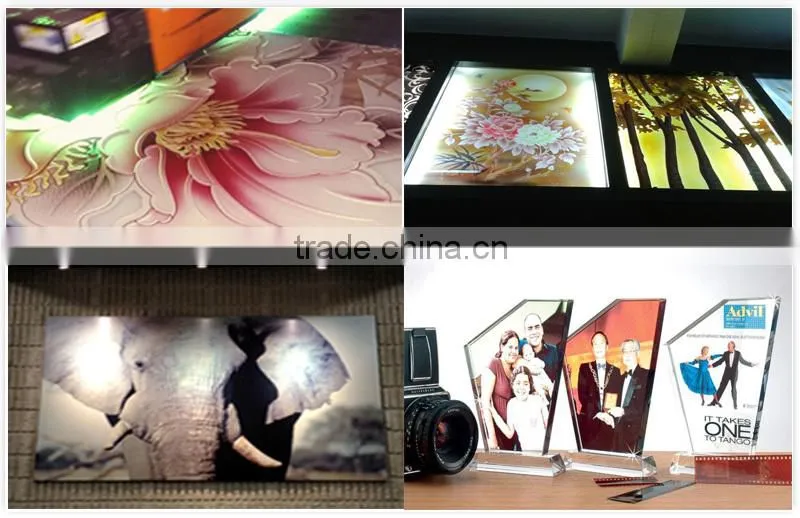 Glass/wood/metal printing machine/Glass UV 3.2m hybrid printer