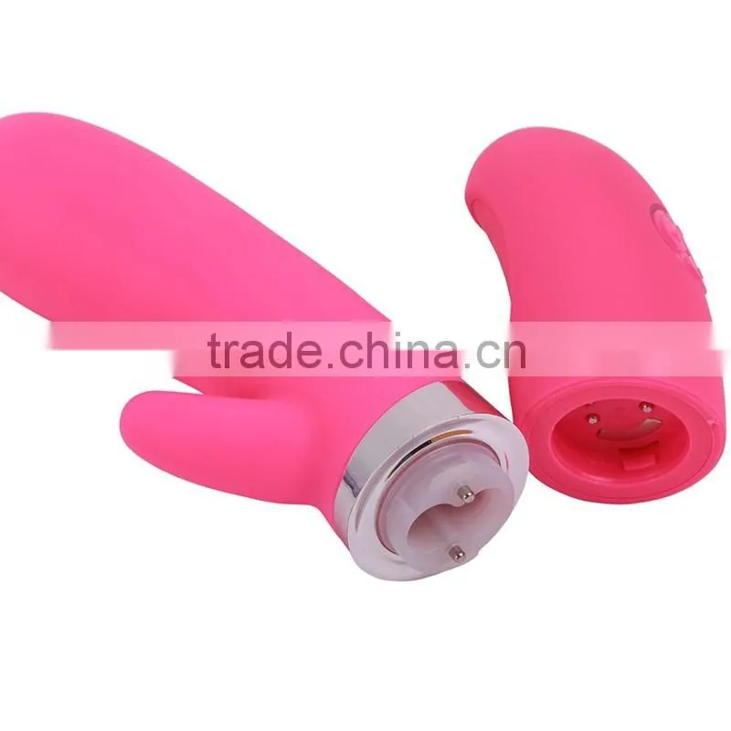 fashion hot selling clitoris dual shock rod silicone vibrators g-spot stimulation of adult sex toy adult sex toys