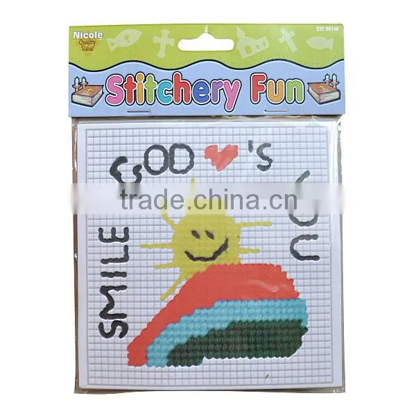 DIY sewing needlepoint kits for kids