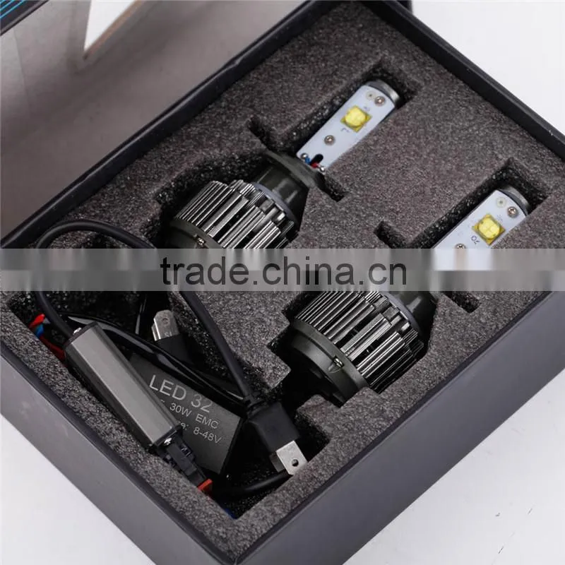 H7 60W 7200LM/Set Auto Kerry LED Headlights Bulb 6000K Lamp All in One