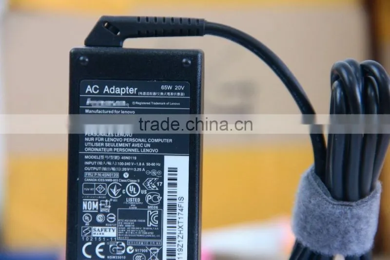 20V 3.25A 65W origianl laptop power adapter for Lenovo Thinkpad X200 X201 X230 ac adapters