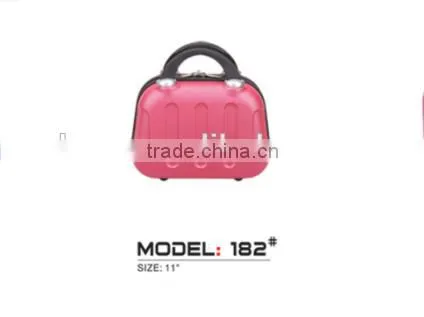 abs cosmetic bag luggage set rozy cosmetic bag