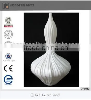2016 new design coaster style ceramci flower vase for home decoration