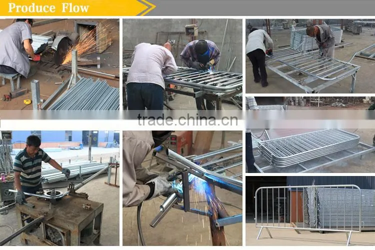 Safety metal road barrier