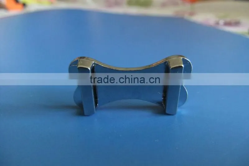 Zinc Alloy Metal Diamante Bone Shape Charms with 10mm Inner Hole Size