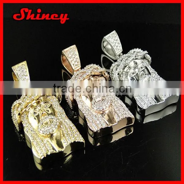 2016 new arrived factory direct selling bling bling paved cz gold necklace designs in 10 grams