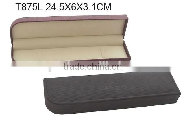 T491 Red Logo Printed Long Chain Jewelry Bracelet Box with Lining Velvet