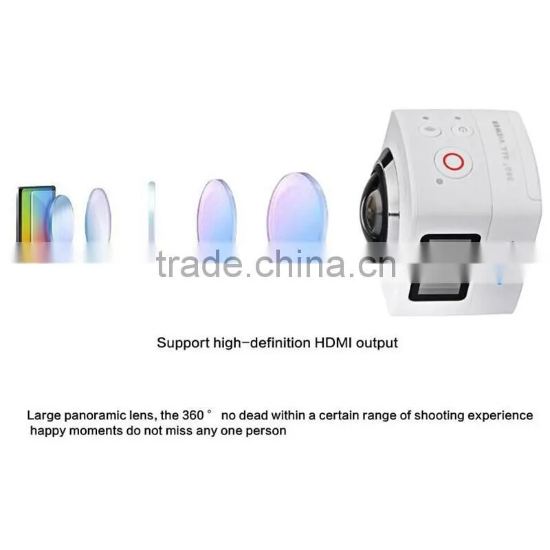2016 Factory Price Panorama full HD 1080p sport camera V1 PRO 360 Action Camera Cube VR Mini Camera 360 Degrees Sports Camera
