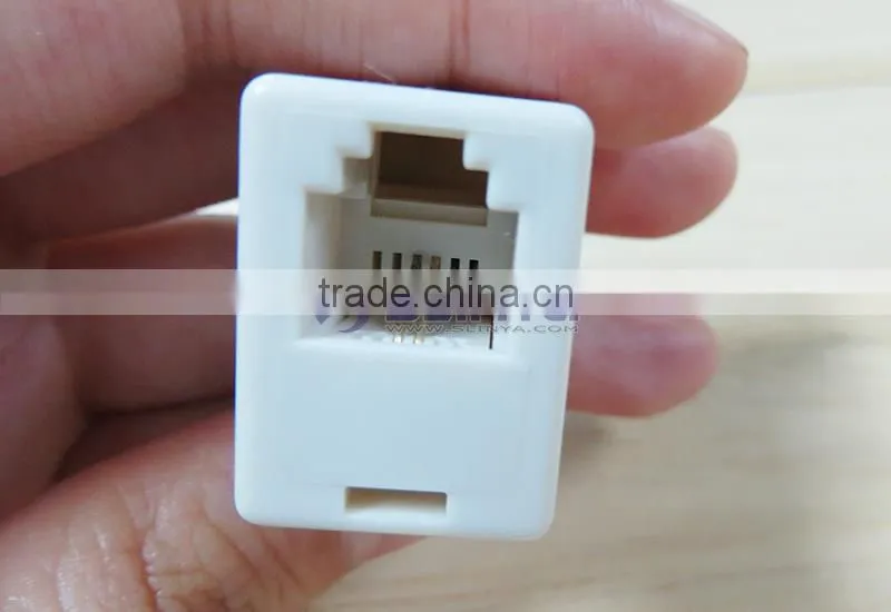 BT Male UK Plug to 6P4C RJ11 US Telephone Socket Cable Connector