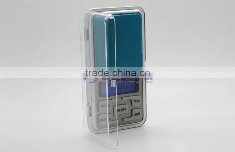 MH-500 Scale 500g/0.1g High Precision Blue LCD Pocket Weighing Scale