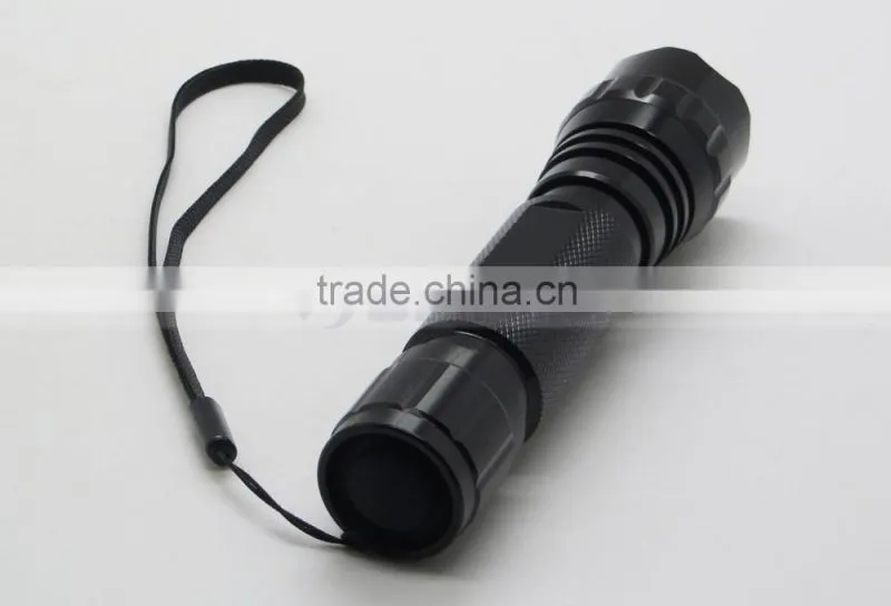 18650 Green LED Lighting Torch High Power Aluminum Flashlight