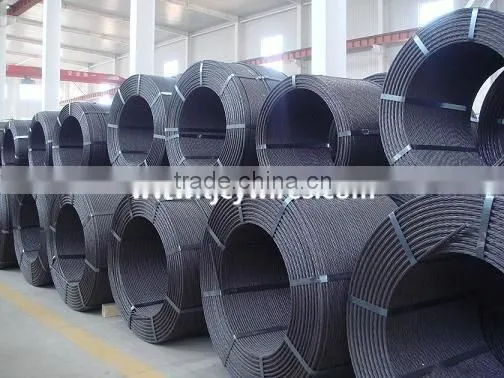 Low Relaxation Dia 9.53mm;11.11mm;12.7mm;15.24mm;17.8mm PC Strand