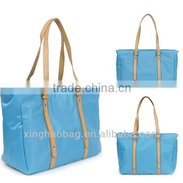 Guangzhou factory promotion cheap custom nylon tote bag