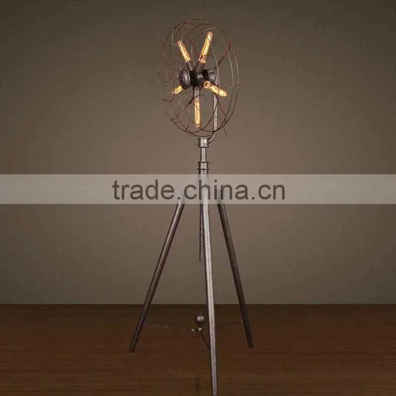 2016 New Style Simple Vintage Iron Floor Lamp Model 5001-L5