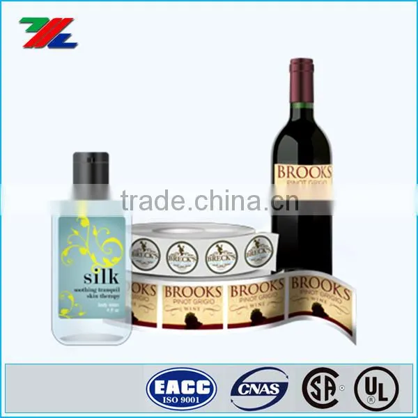 Custom Roll Water Bottle Label sticker