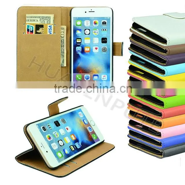 For iPhone 6 Plus/6s Plus Stand Leather Case with wallet card slot , For iPhone 6 Plus/6s Plus Leather Case